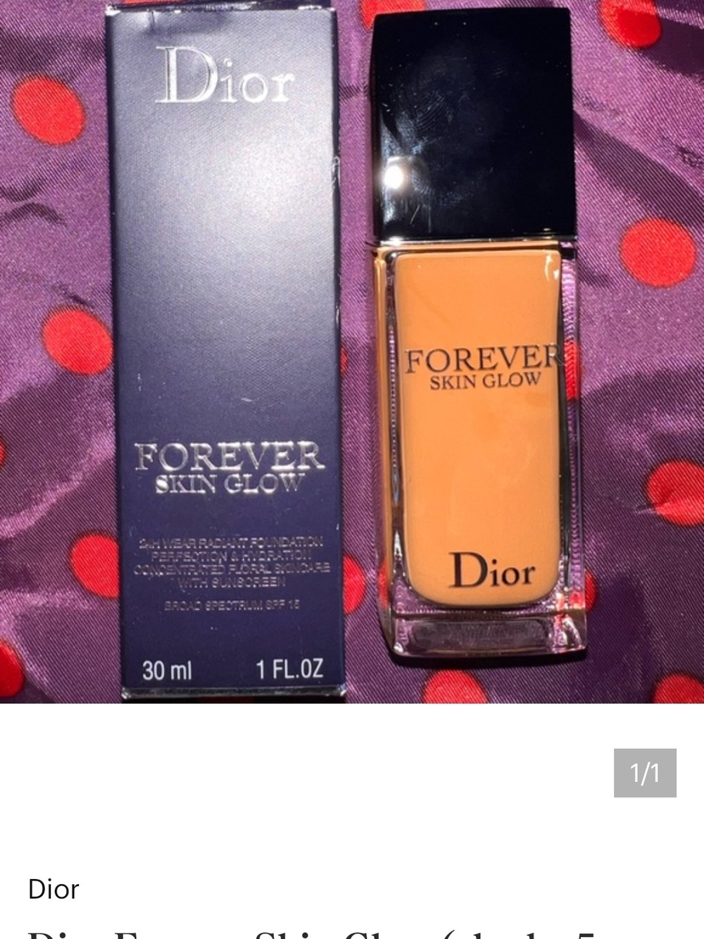 Dior Forever Skin Glow Foundation - Warm Tan